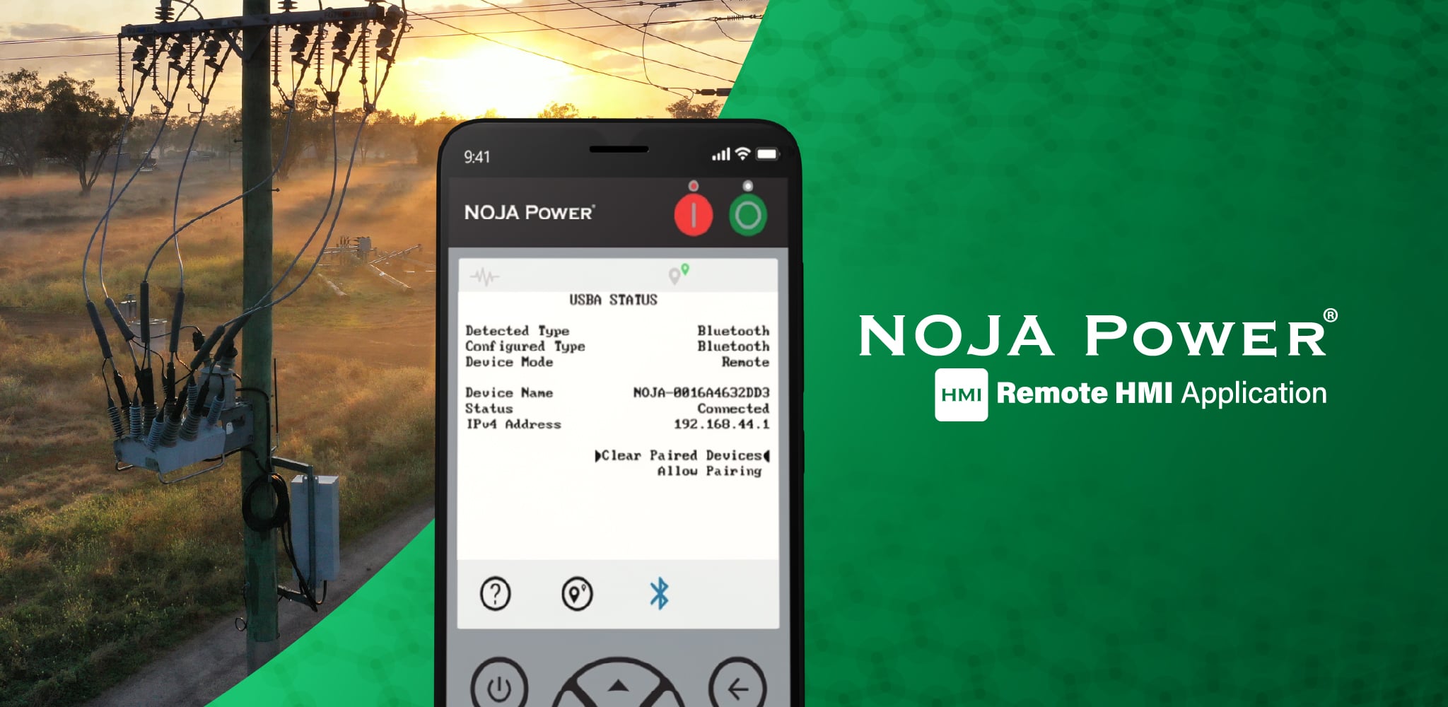NOJA Power Remote HMI App Banner